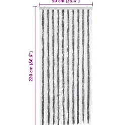 vidaXL - Multikleur - Polypropyleen - 90 x 220 cm