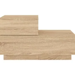 vidaXL - Nachtkastje - Bruin - Bewerkt hout