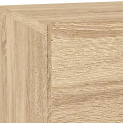 vidaXL - Nachtkastje - Bruin - Bewerkt hout