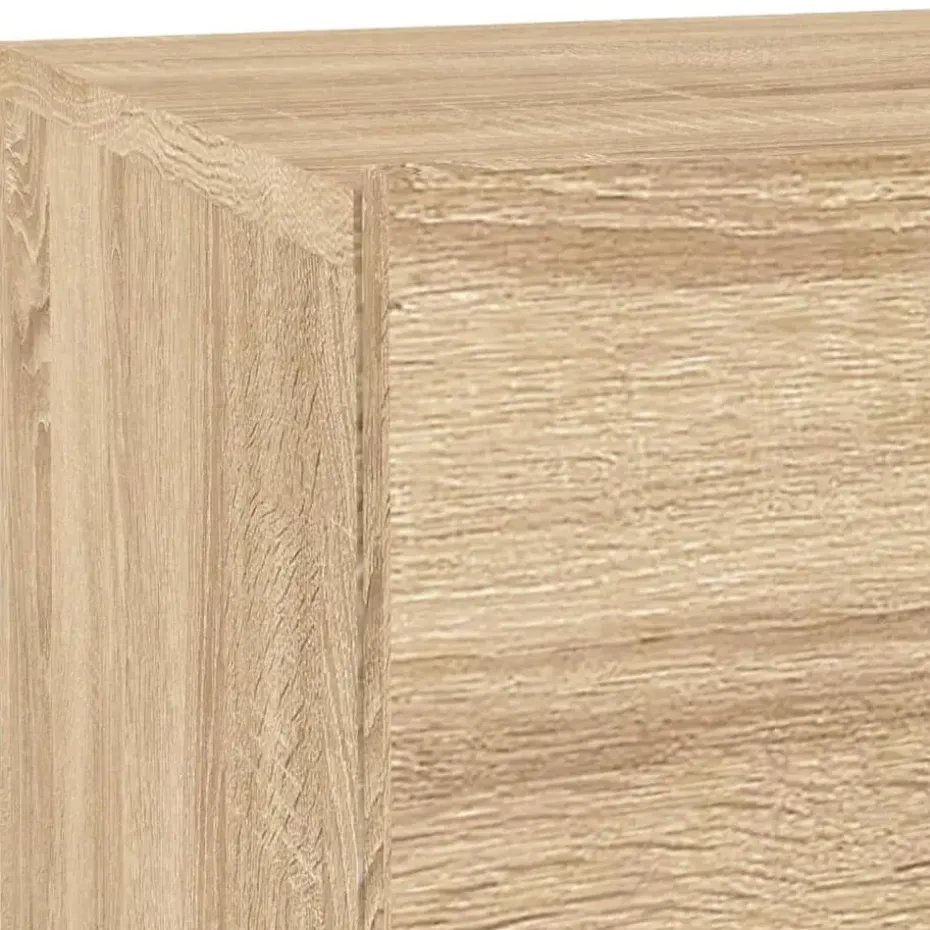 vidaXL - Nachtkastje - Bruin - Bewerkt hout