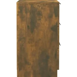 vidaXL - Nachtkastje - Bruin - Bewerkt hout - 2 stuks