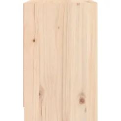 vidaXL - Nachtkastje - Bruin - Grenenhout - 2 stuks