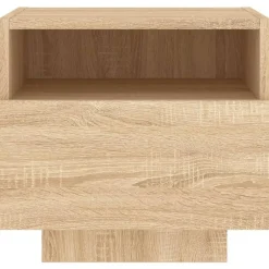 vidaXL - Nachtkastje - Bruin - Bewerkt hout - 2 stuks