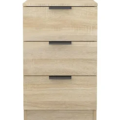 vidaXL - Nachtkastje - Bruin - Bewerkt hout - 2 stuks