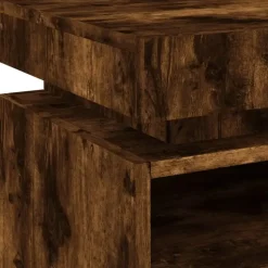 vidaXL - Nachtkastje - Bruin - Bewerkt hout - 2 stuks