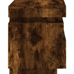 vidaXL - Nachtkastje - Bruin - Bewerkt hout - 2 stuks