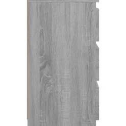 vidaXL - Nachtkastje - Grijs - Bewerkt hout - 2 stuks