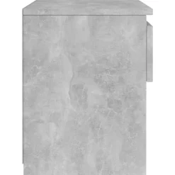 vidaXL - Nachtkastje - Grijs - Bewerkt hout - 2 stuks