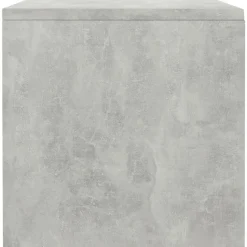 vidaXL - Nachtkastje - Grijs - Bewerkt hout