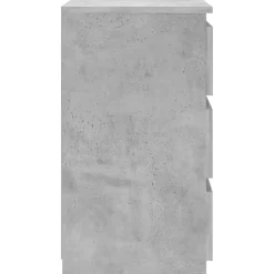 vidaXL - Nachtkastje - Grijs - Bewerkt hout