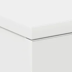 vidaXL - Nachtkastje - Wit - Bewerkt hout