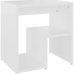 vidaXL - Nachtkastje - Wit - Bewerkt hout - 2 stuks