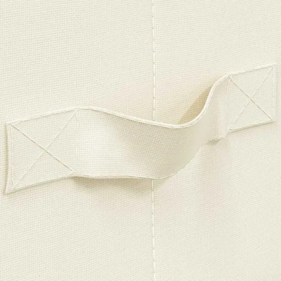 vidaXL - Opbergbox Opbergboxen - Crème - Stof - 2 stuks