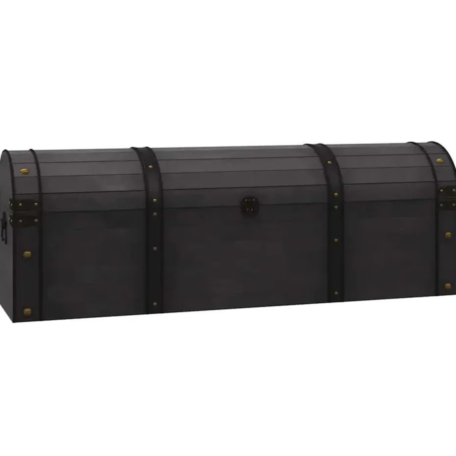 vidaXL - Opbergkast - Zwart - Hout