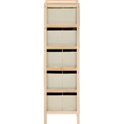 vidaXL - Opbergmeubel - Beige - Hout