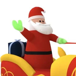 vidaXL - Opblaasbare Kerstman - 130 cm