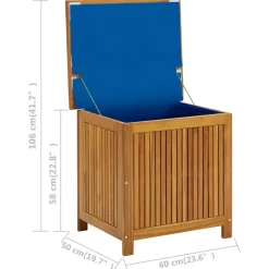 vidaXL - Opslagkist - Bruin - Hout - 60 x 50 x 58 cm