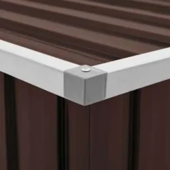 vidaXL - Opslagkist - Bruin - Staal - 149 x 99 x 93 cm