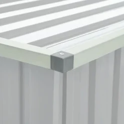 vidaXL - Opslagkist - Grijs - Staal - 171 x 99 x 93 cm