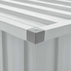 vidaXL - Opslagkist - Grijs - Staal - 149 x 99 x 93 cm