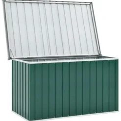 vidaXL - Opslagkist - Groen - Staal - 149 x 99 x 93 cm