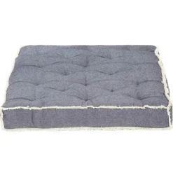 vidaXL - Pallet Bankkussen - Blauw - Katoen