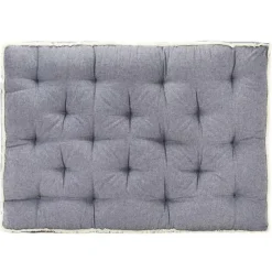 vidaXL - Pallet Bankkussen - Blauw - Katoen