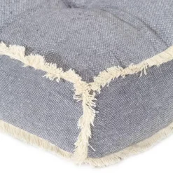 vidaXL - Pallet Bankkussen - Blauw - Katoen