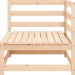 vidaXL - Palletbank - Antraciet - Grenenhout