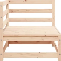 vidaXL - Palletbank - Antraciet - Grenenhout