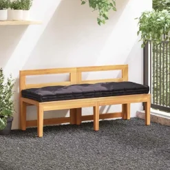 vidaXL - Palletkussen - Antraciet - Katoen