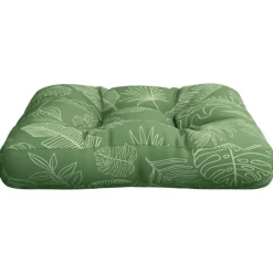 vidaXL - Palletkussen - Groen - Stof - 60 x 60 x 12 cm