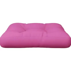 vidaXL - Palletkussen - Roze - Stof - 60 x 60 x 12 cm