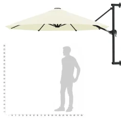 vidaXL - Parasol - Beige