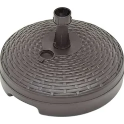 vidaXL - Parasolbasis - Bruin - Kunststof