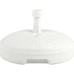 vidaXL - Parasolbasis - Wit - Kunststof