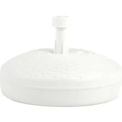 vidaXL - Parasolbasis - Wit - Kunststof