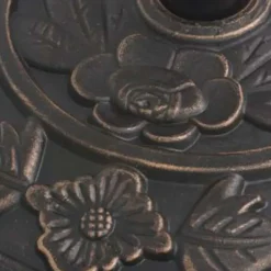 vidaXL - Parasolvoet - Bruin - Staal