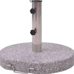 vidaXL - Parasolvoet - Grijs - Graniet