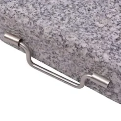 vidaXL - Parasolvoet - Grijs - Graniet