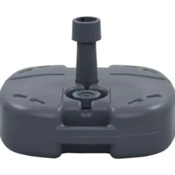 vidaXL - Parasolvoet - Grijs - Kunststof