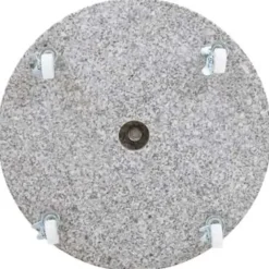 vidaXL - Parasolvoet - Grijs - Graniet