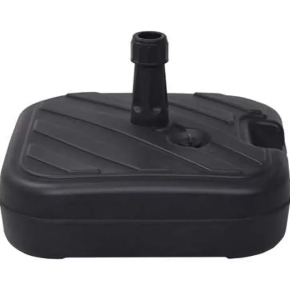 vidaXL - Parasolvoet - Zwart - Kunststof