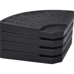 vidaXL - Parasolvoet - Zwart - Kunststof