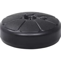 vidaXL - Parasolvoet - Zwart - Kunststof