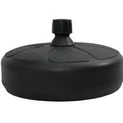 vidaXL - Parasolvoet - Zwart - Kunststof