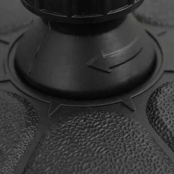 vidaXL - Parasolvoet - Zwart - Kunststof