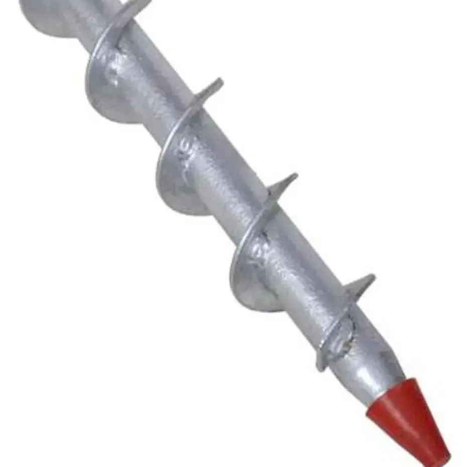 vidaXL - Parasolvoet grondanker - Zilver - Staal