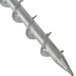 vidaXL - Parasolvoet grondanker - Zilver - Staal