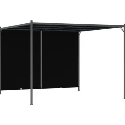 vidaXL - Pergola - Antraciet - Staal
